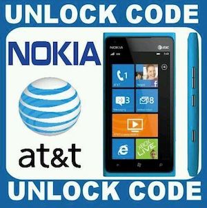 ... Nokia Lumia 1020 920 900 820 520 AT&T USA factory unlock code service