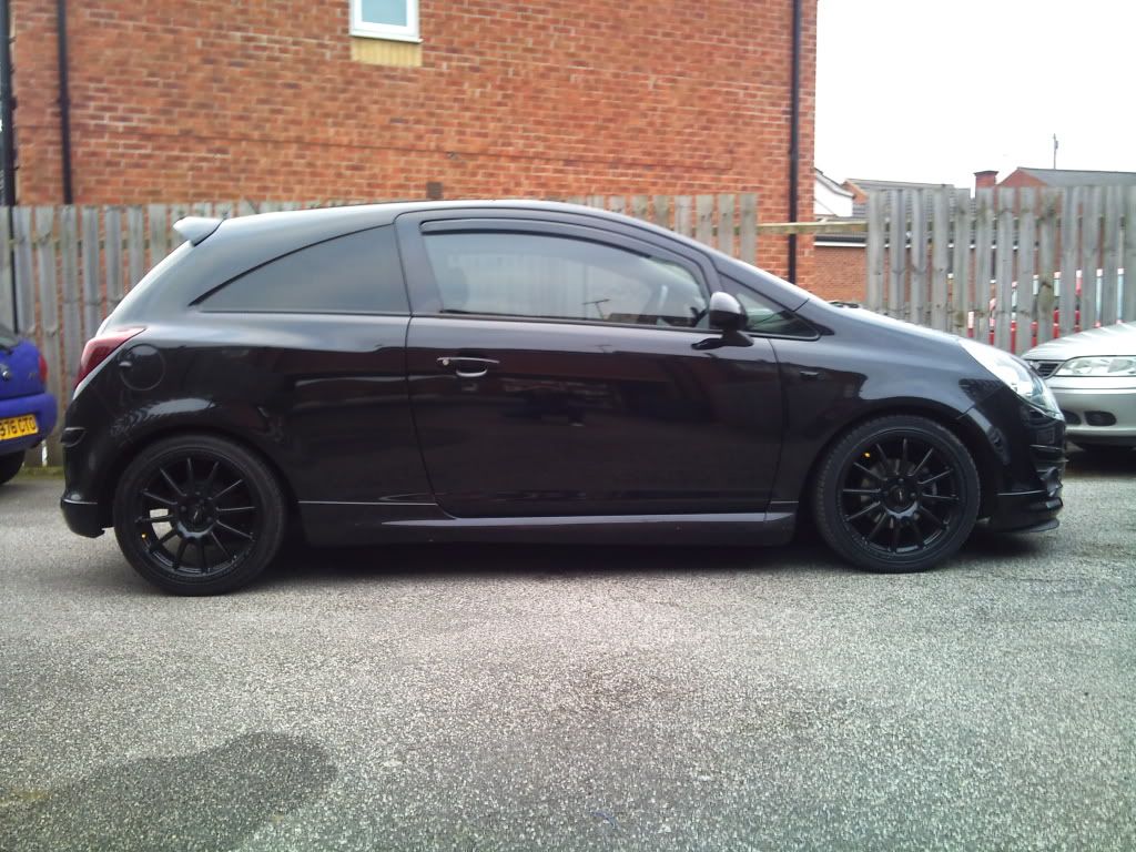 Black and Yellow Corsa D