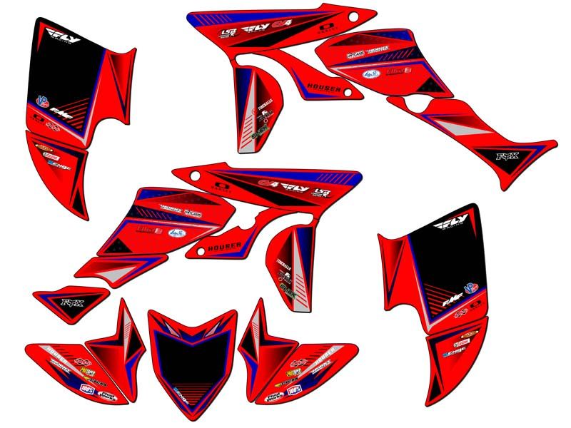 2005 TRX450R TRX 450R 450 R GRAPHICS KIT FOR HONDA ATV STICKERS DECALS