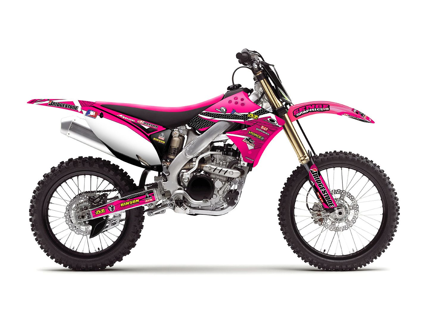 Honda cr80 pink plastics #6