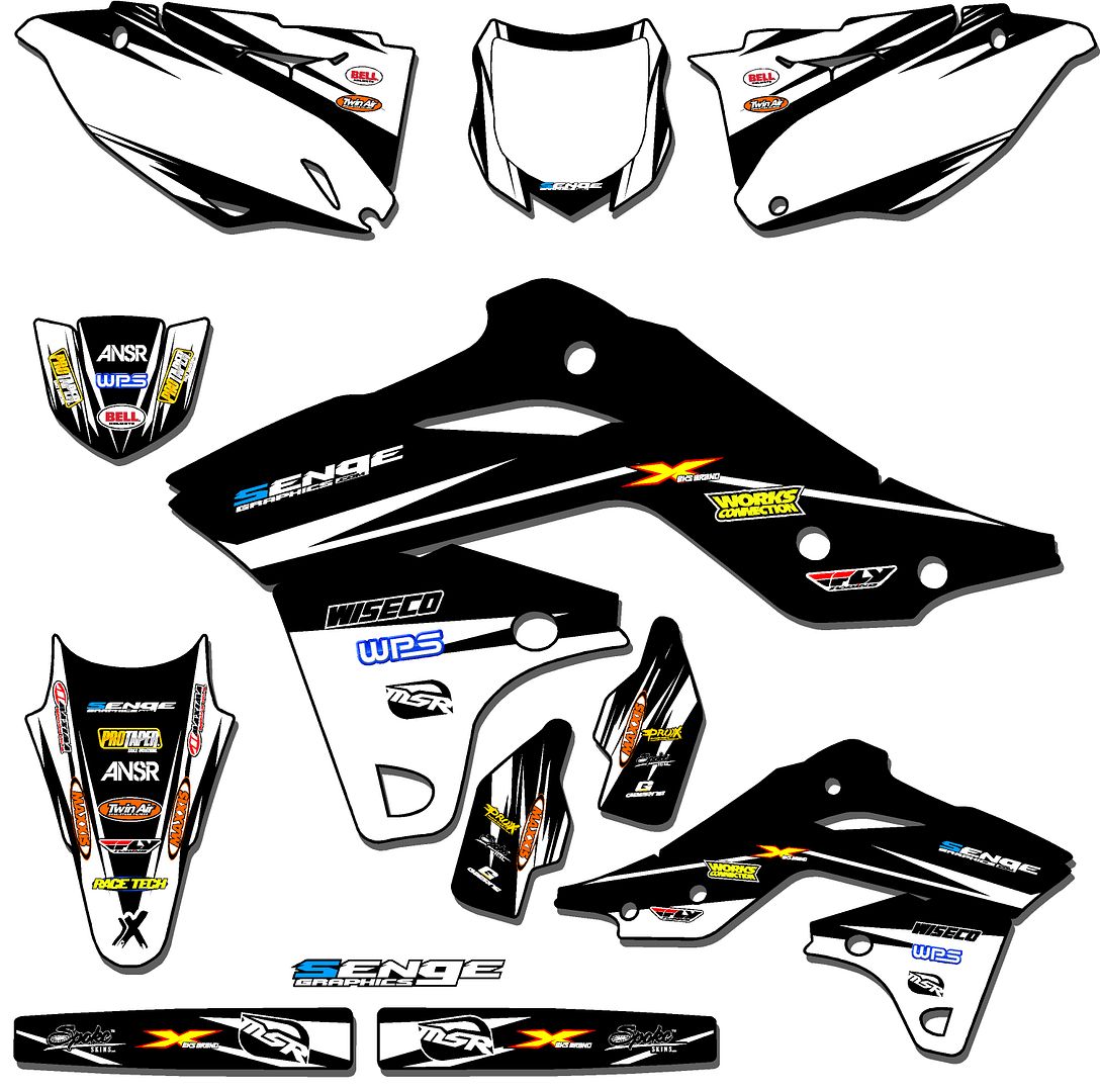 2015 2016 KLX 140 GRAPHICS KIT KAWASAKI KLX140 DECO DECALS STICKERS MOTO 15 16