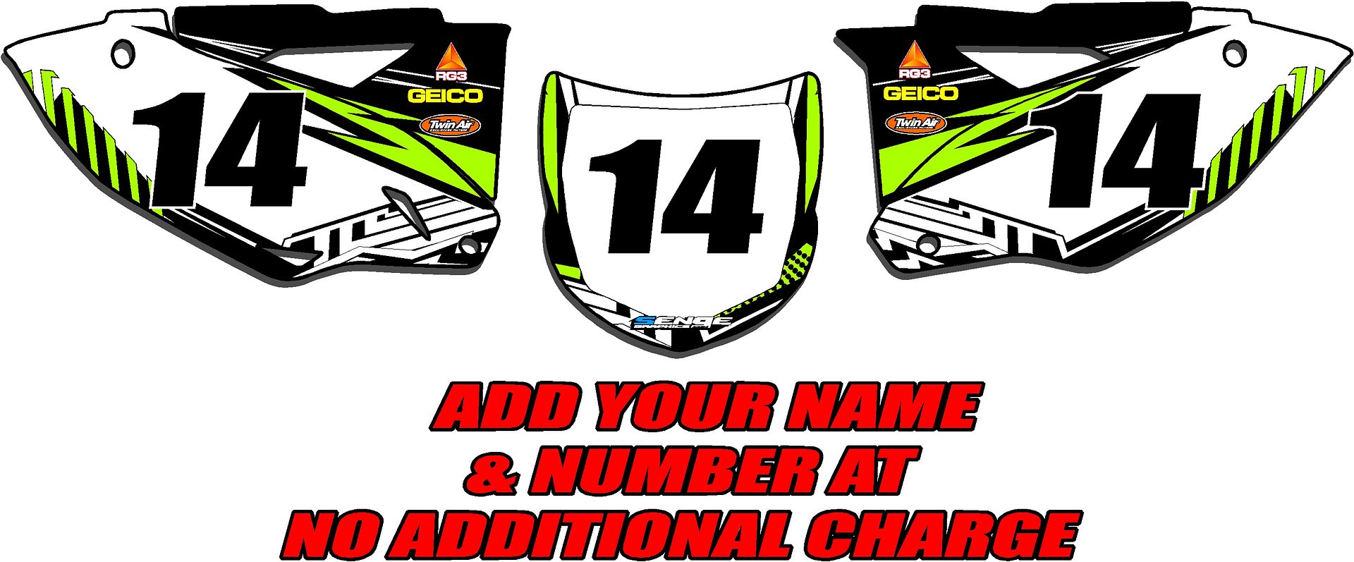 kawasaki kx250f decals