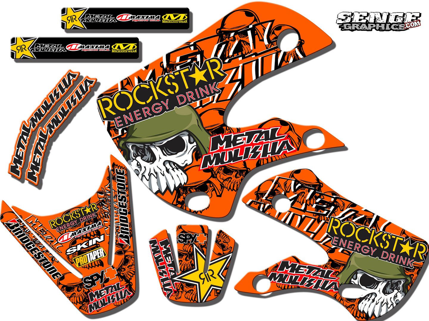 Metal Mulisha Sticker Kits Ktm Metal Mulisha Sticker Kits Ktm