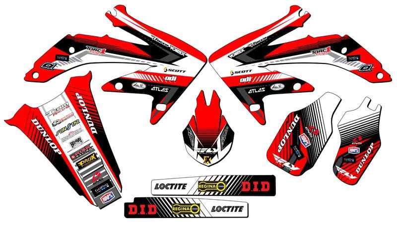 2008-2017 HONDA CRF 450X GRAPHICS DECAL 450 X 2010 2011 2012 2013 2014 2015 2016 - Bild 2 von 4