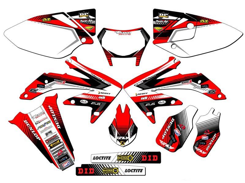2008-2017 HONDA CRF 450X GRAPHICS DECAL 450 X 2010 2011 2012 2013 2014 2015 2016 - Bild 3 von 4