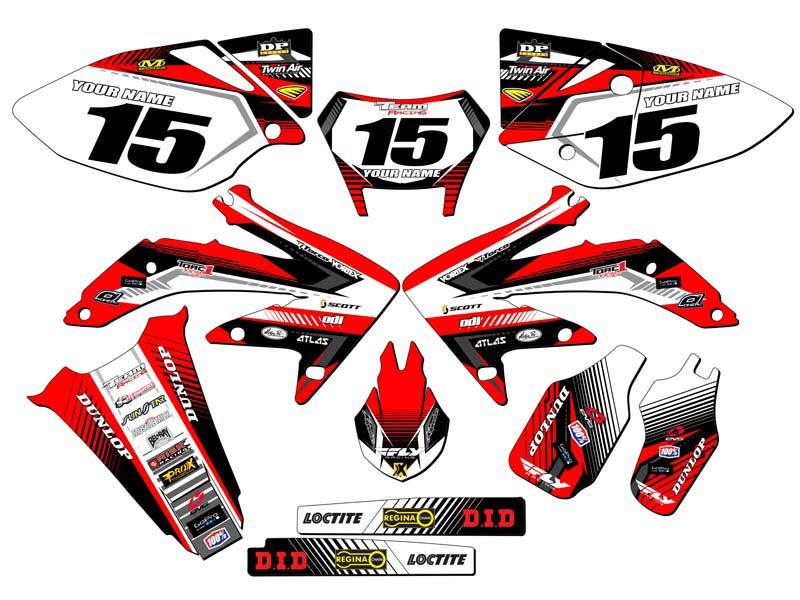 2008-2017 HONDA CRF 450X GRAPHICS DECAL 450 X 2010 2011 2012 2013 2014 2015 2016 - Bild 4 von 4