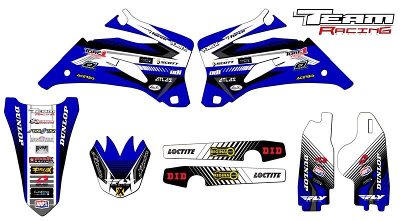 2007-2014 YAMAHA WR 250 GRAPHICS KIT DECALS 2008 2009 2010 2011 2012 2013 WR250F - Picture 2 of 4