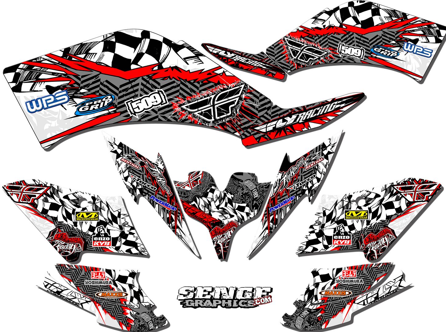 Polaris Racing Decals