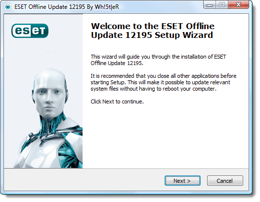 Eset Smart Security 6 Offline Update Files On Laptop