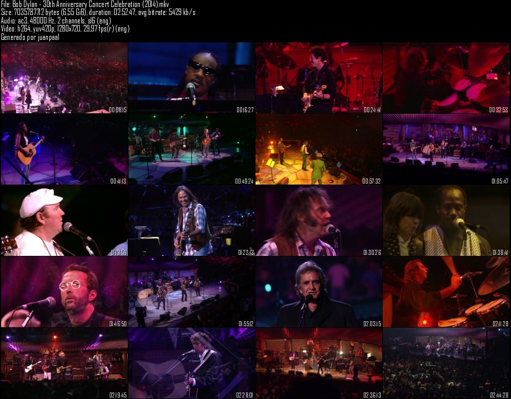 BobDylan 30thAnniversaryConcertCelebration2014 - Bob Dylan • 30th Anniversary Concert Celebration 1992 (2014) [BDRip 720p] [AC3 H.264] [MKV] [VH]