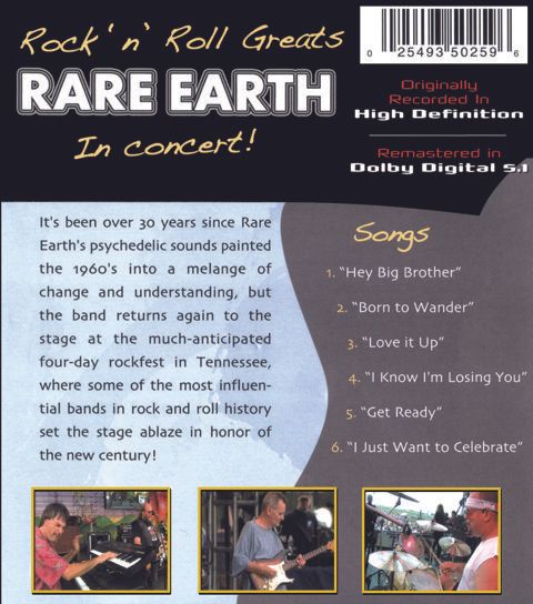 RE2 - Rare Earth - Rock 'n' Roll Greats! (2004) [DV5]