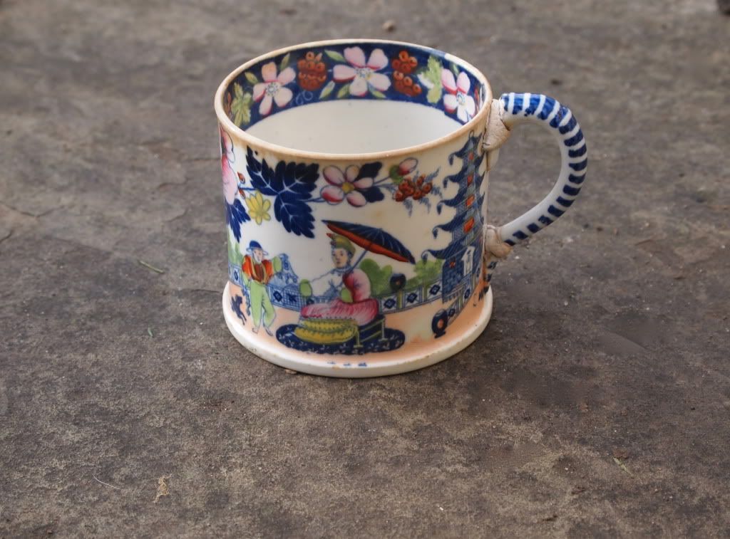 1850 staffordshire mug, 1850 staffordshire mug