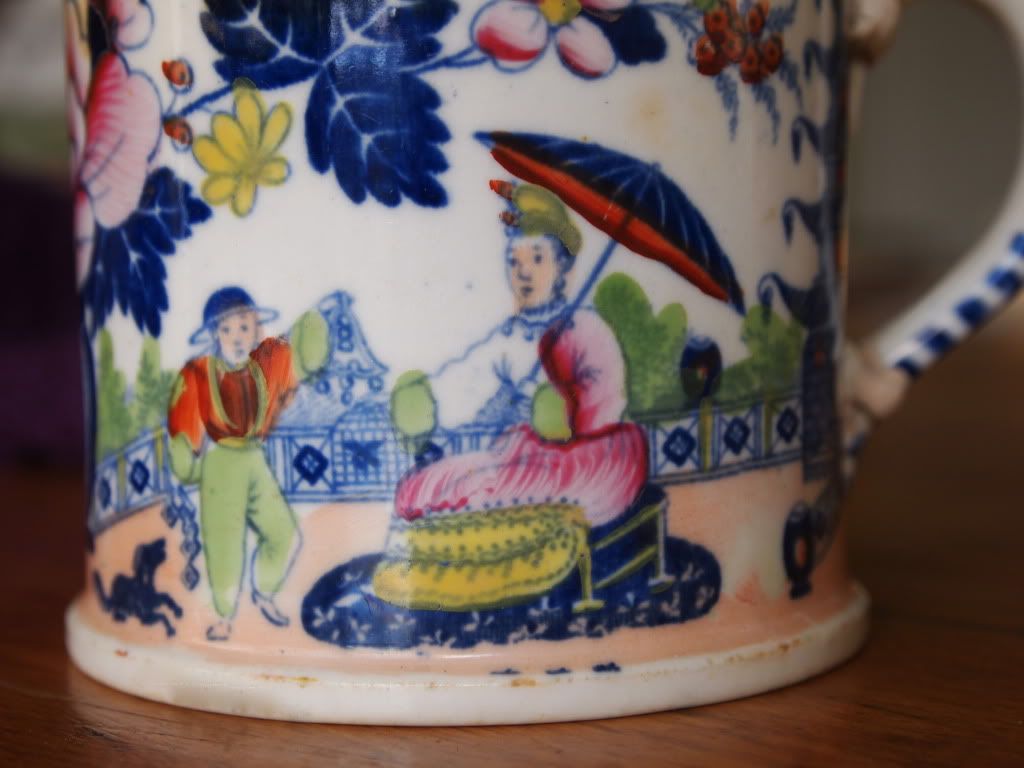 1850 staffordshire mug, 1850 staffordshire mug