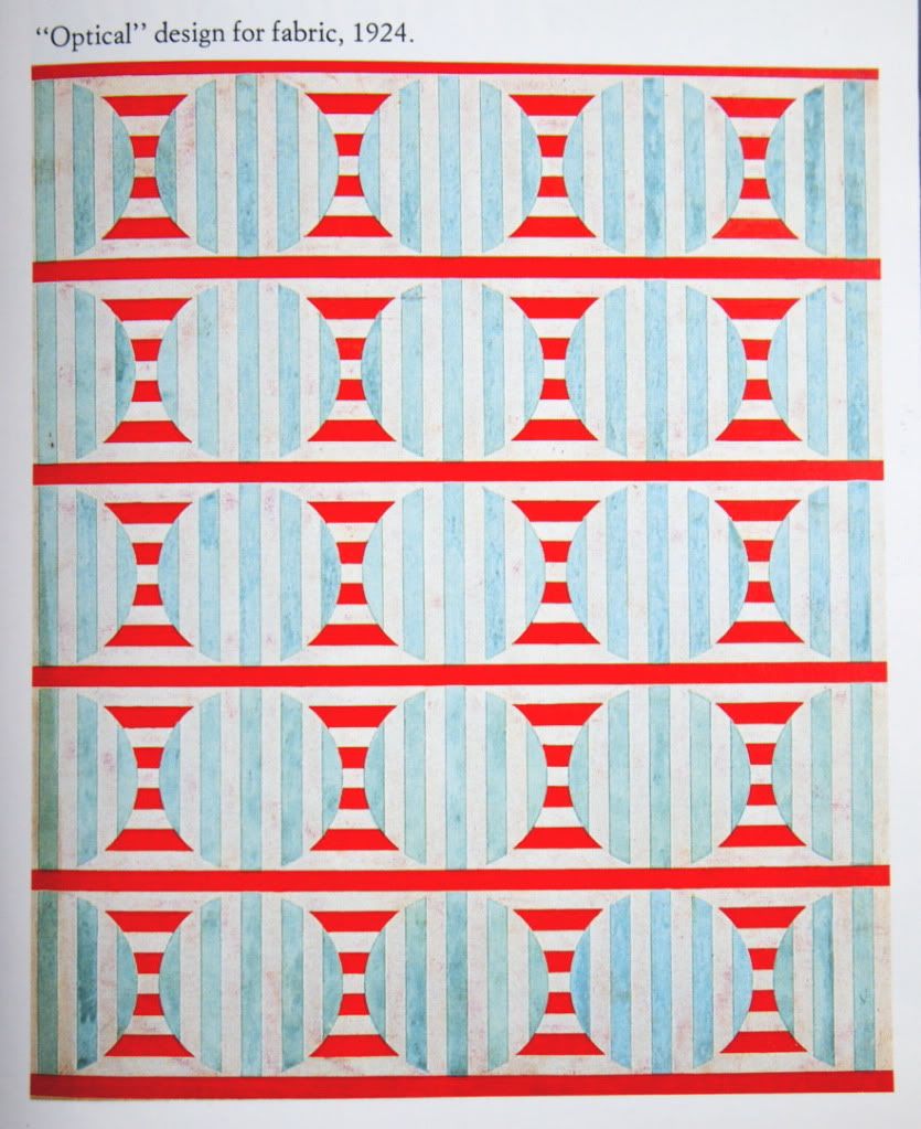 Varvara Stepanova geometric fabric design