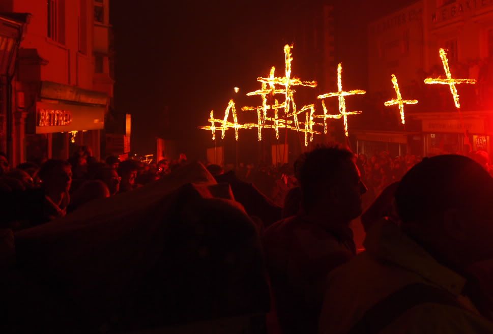 Lewes Bonfire night