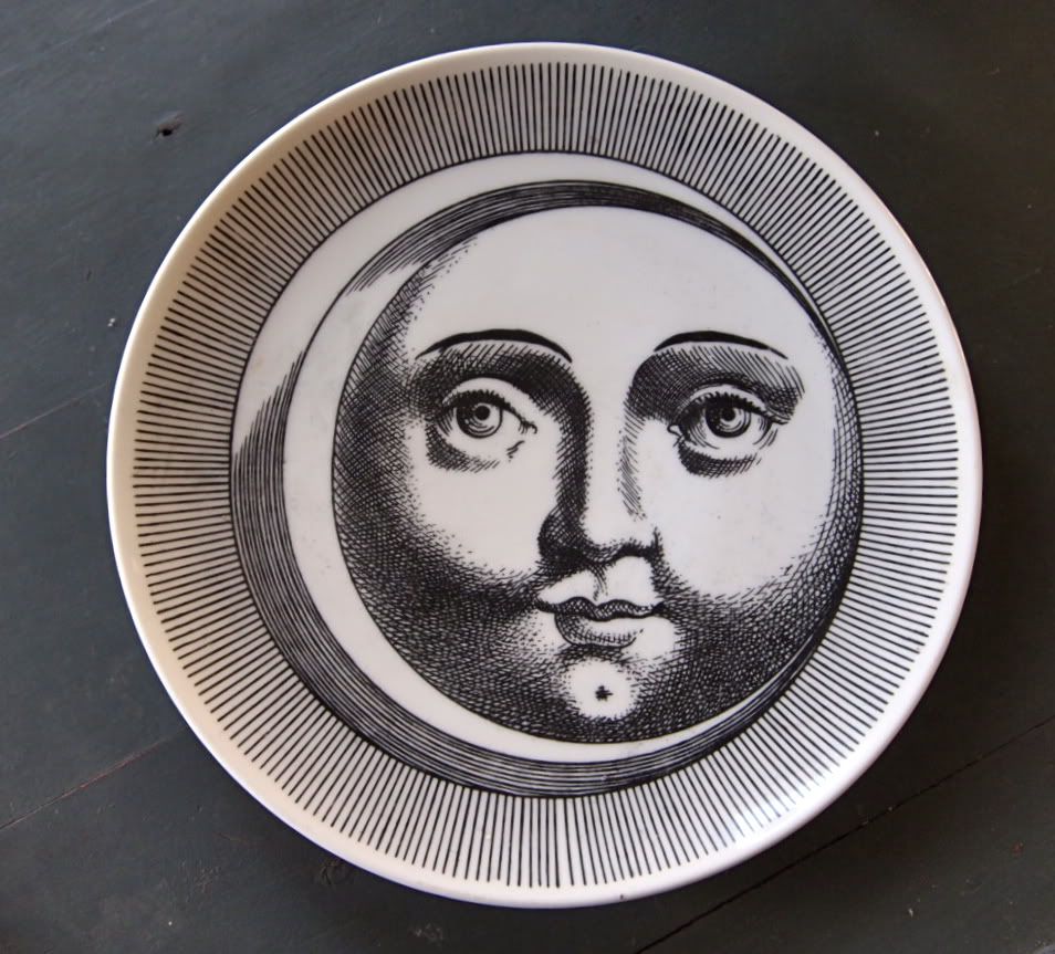 Piero Fornasetti moon sun plate