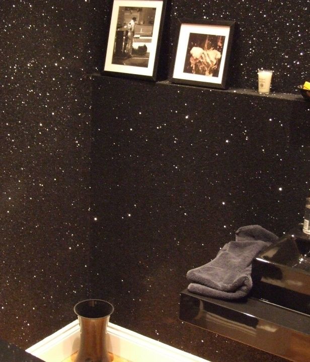 Glitter Glaze Varnish Wall Paint Emulsion Clear Glamour Effect Metallic