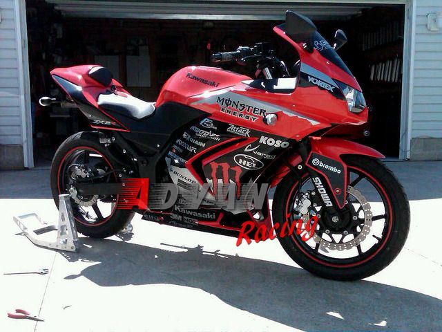 ninja 250r race fairings