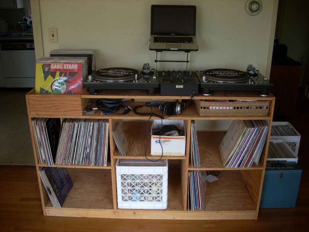 Fs Custom Dj Table And Record Shelving Unit For 50
