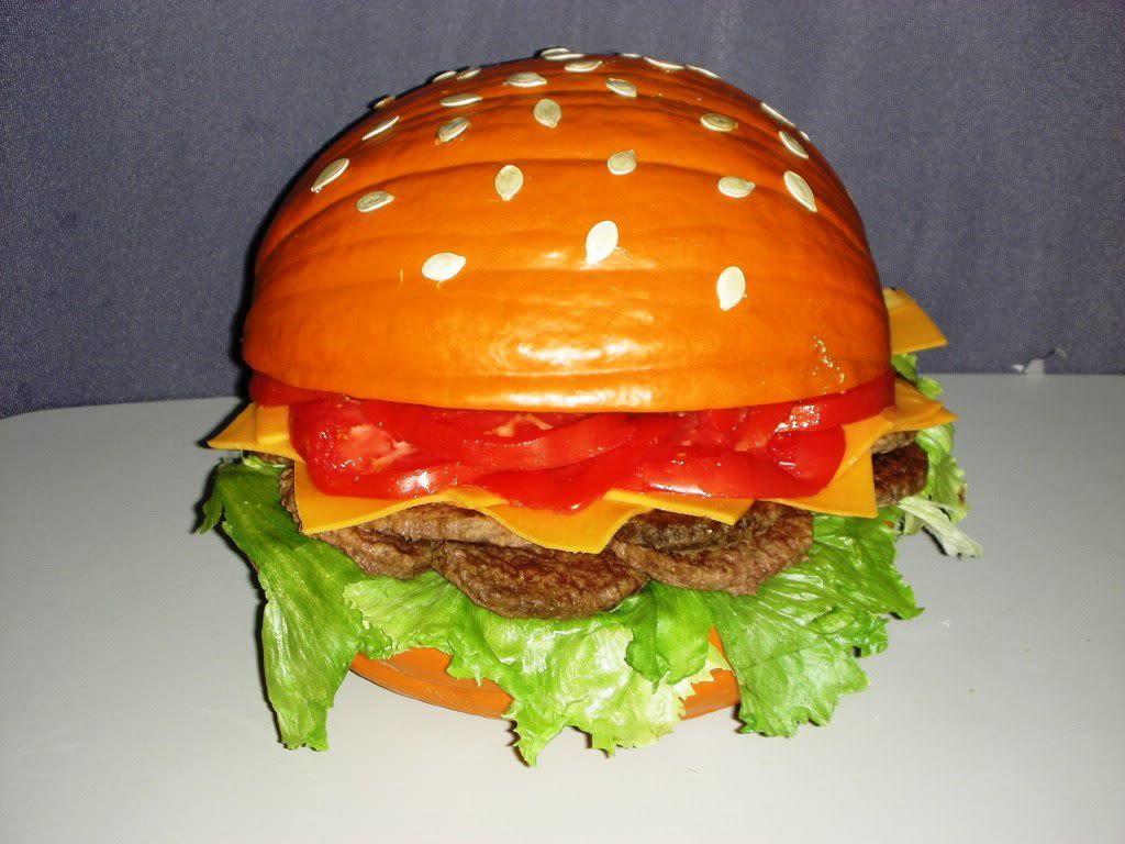pumpkin cheeseburger