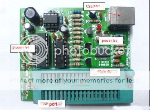 USB PIC Microcontroller Development Programmer ICSP X  