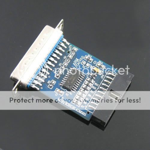 new LPT parallel port jtag Programmer For ARM H JTAG  