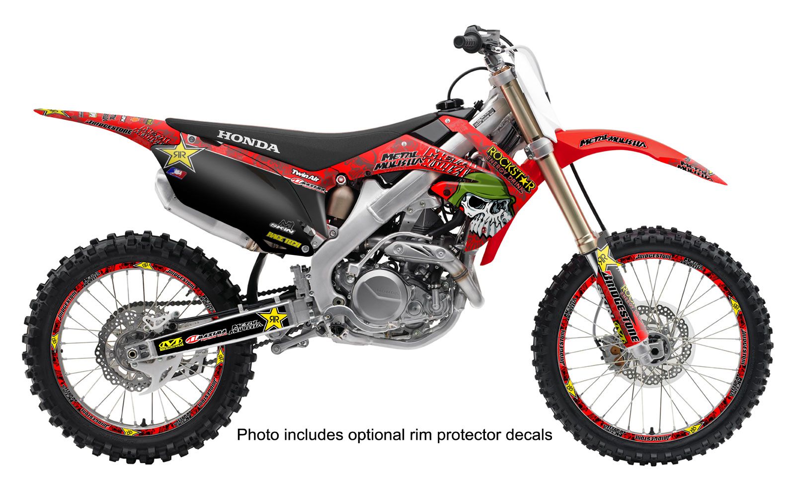 All yrs CRF 70 80 100 Graphics Kit Honda CRF70 CRF80 CRF100 Deco