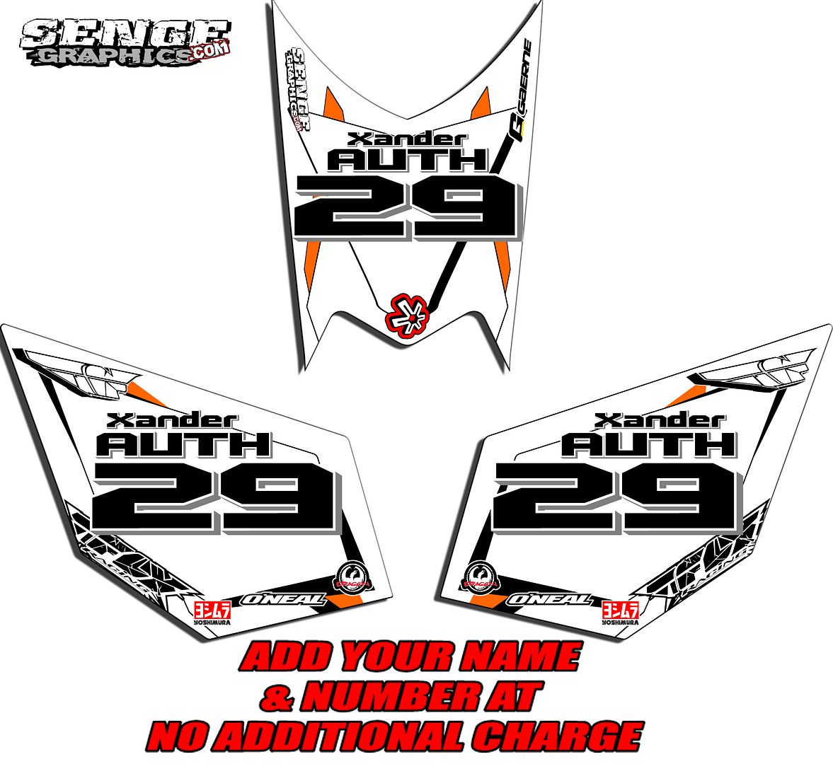 525XC 525SX 525 XC SX KTM GRAPHICS KIT ATV QUAD 4 WHEELER STICKERS ...