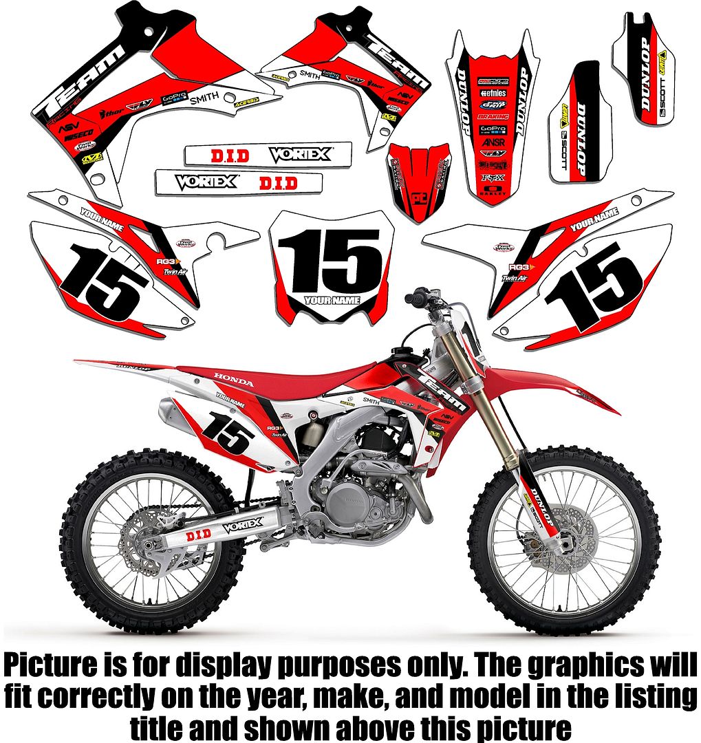 NitroMX Graphics Kit for Honda CRF 150F 230F 2003 2004 2005 2006 2007 Motocross 