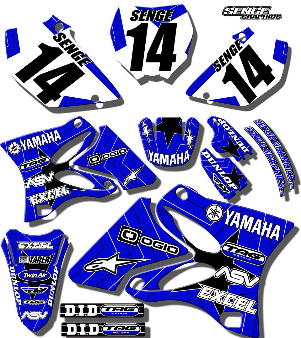 2008 2009 2010 2011 TTR 110 Graphics Kit Yamaha TTR110 | eBay