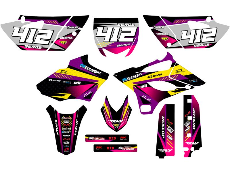 2015 2016 2017 2018 2019 YAMAHA YZ 85 GRAPHICS KIT YZ85 DECO DECALS ...