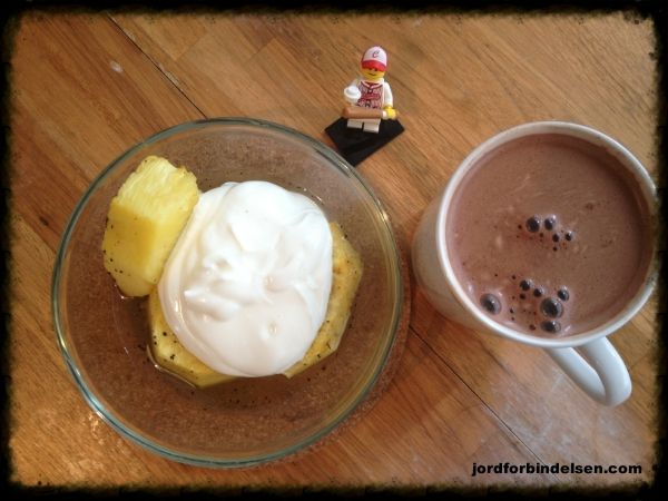 ananas med skyr
