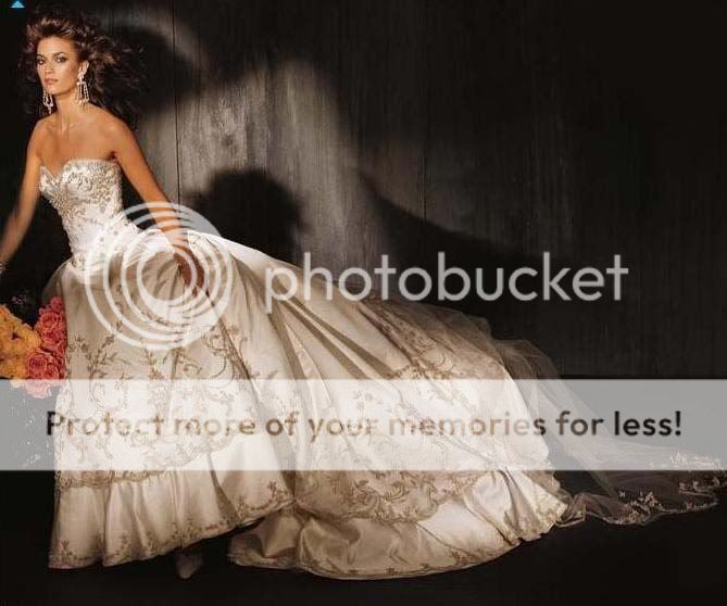 New Wedding Dress evening dress Bridesmaid Gown Host♥  