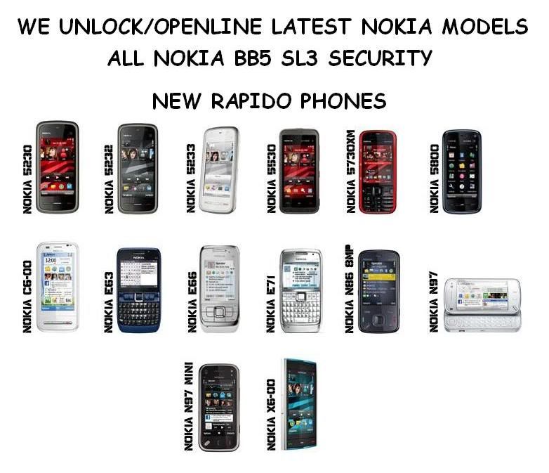 nokia bb5 sl3 unlock code generator